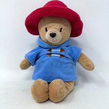Rainbow Designs Paddington For Baby Bear Plush Animal Blue Coat Red Hat Teddy 8"