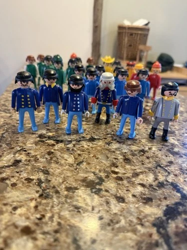 Playmobil Vintage Figures Lot- Including Civil War Figures