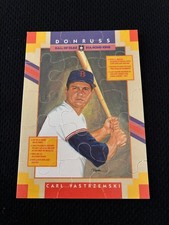 CARL YASTRZEMZKI PUZZLE ODDBALL CARD BOSTON RED SOX 1990 DONRUSS BASEBALL CARD
