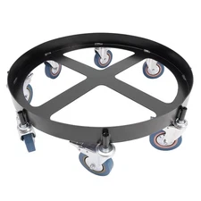 55 Gallon 907kg/2000lb Drum Dolly Barrel Dolly Carts Drum Trolley Dolly w/Wheel