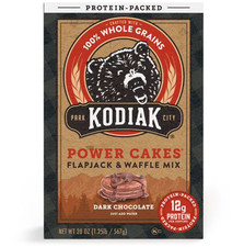 Kodiak Protein Power Cakes Dark Chocolate Pancake  Waffle Mix 20oz Single Pack