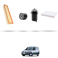 Hoffcar Wartungsset - 4 Filter FüR Nissan Kubistar 1.5 DCI 62KW Ab 2005