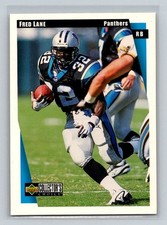 1997 Collector's Choice Rookie RC #502 Fred Lane Carolina Panthers Football Card. rookie card picture