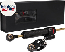 Motorcycle Steering Damper,10" Universal Steering Stabilizer for Most Motorcycle