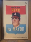 2014 TOPPS WALL ART NOLAN RYAN FOR MAYOR 11X17 RETRO 1967 CARD LE #ED 98/99