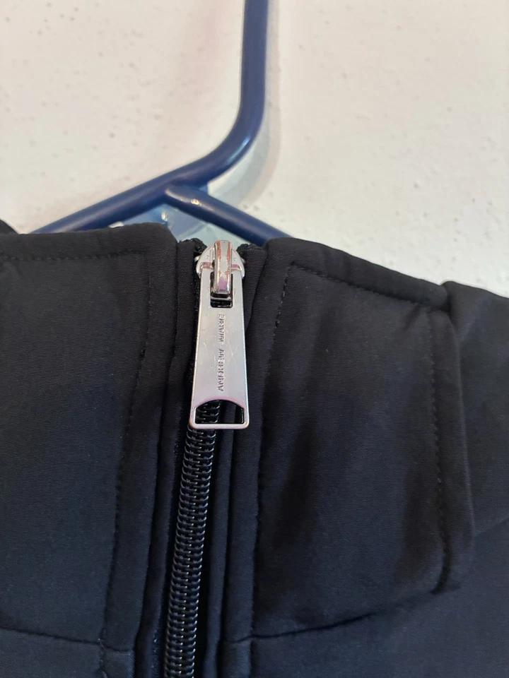 Abrigo Chaqueta con Capucha Andrew Marc Mujer Negro Softshell Talla M Foto 4 de 4