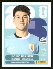 2026 USA Fifa World Cup Panini Sticker FACUNDO PELLISTRI URUGUAY URU20