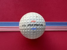 VINTAGE 1960s US OPEN CHAMPIONSHIP PRACTICE "50" EARLY SPALDING DOT 3 GOLF BALL