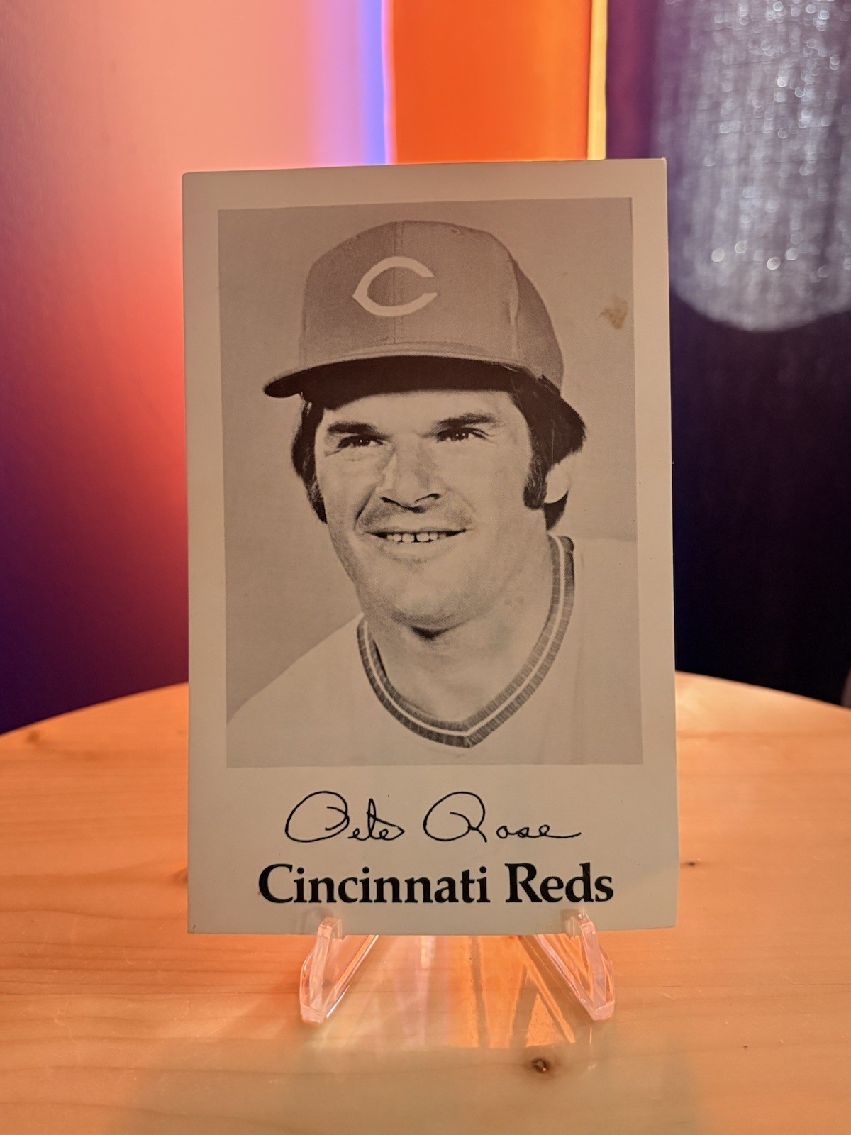 1970 Pete Rose Postcard