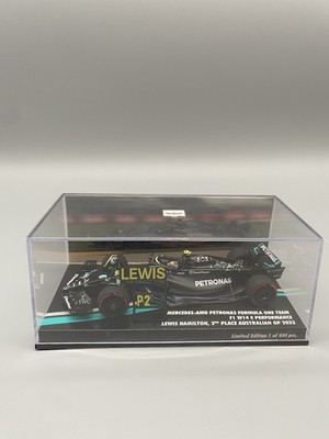 Minichamps F1 1:43 Mercedes W14 Lewis Hamilton 2nd Place Australian GP 2023