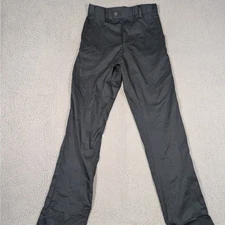 Culver's Dress Pants Mens Size 30R Black Uniform Pants 30x35 Unhemmed Workwear