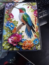 diamond art blank book faux leather bound 15x20.5cm 48 pages