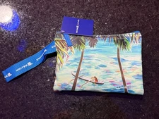 United Airlines UA Canoe Ocean Christie Shinn Travel Amenity Kit Hawaii UA Body