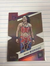 2023 Panini Donruss Elite WWE Raquel Rodriguez  #42 Gold Die Cut 1/24 SP Bookend