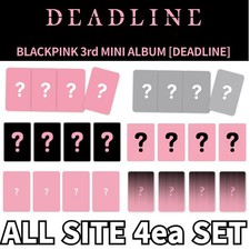 BLACKPINK officia POB Photo Card 4ea Set THE 3rd mini album DEADLINE 