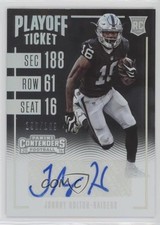 2016 Panini Contenders Playoff Ticket 190/199 Johnny Holton #269 Auto tt7