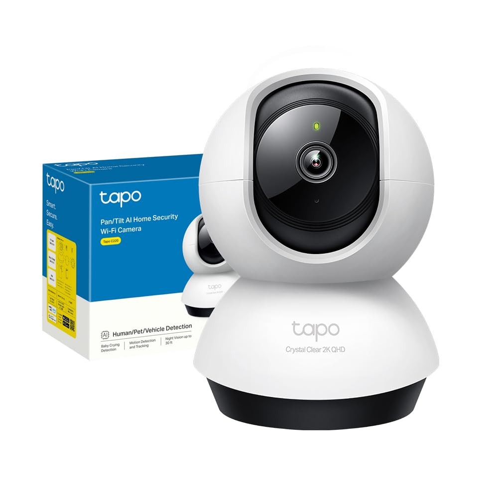 Tapo C220 Smart AI Camera 2K 4MP: Domotica e Sicurezza Avanzata