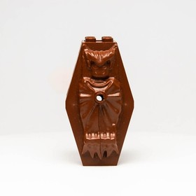 LEGO Brown Vampire Coffin - Studios 1381 Vampire's Crypt - Halloween Monsters