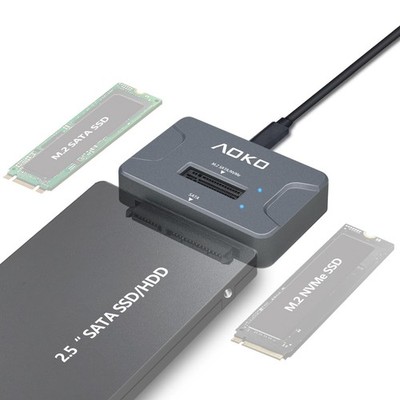 M2 to USB 32(10Gbps) SSD Docking Station External NVMe SSD to USB Adapter