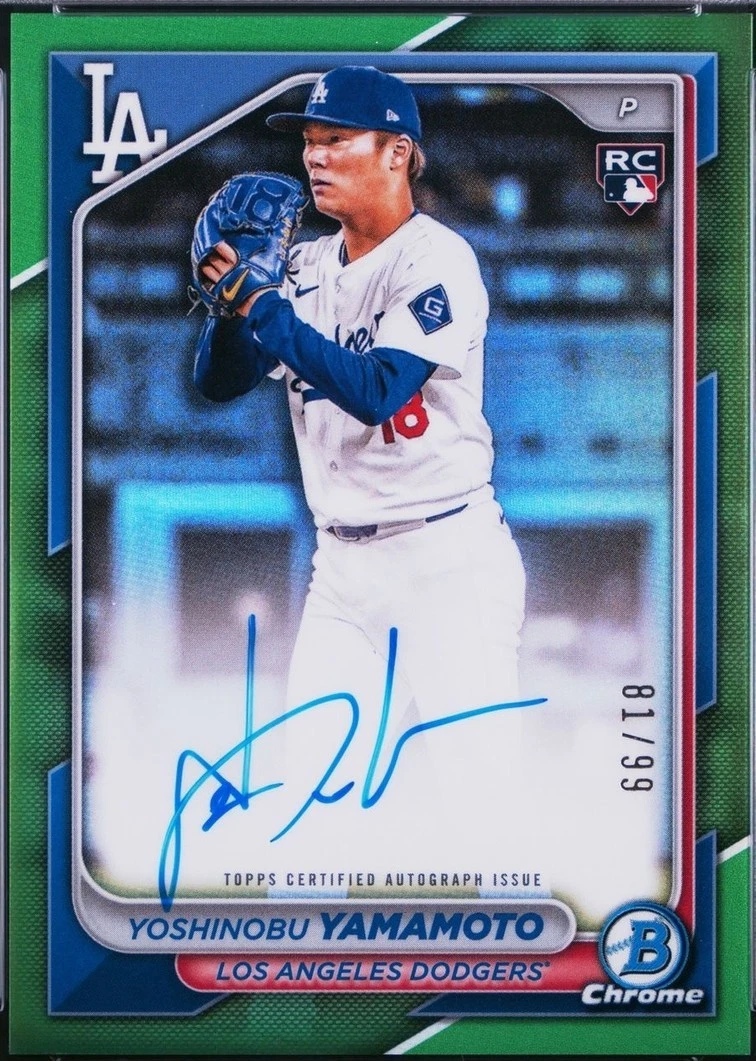 2024 Bowman Chrome - Yoshinobu Yamamoto #CRA-YY for sale | eBay