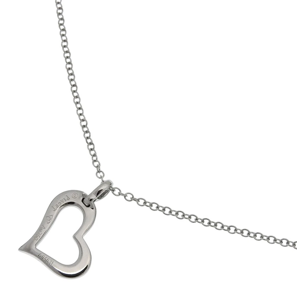 Collar PIAGET Limelight corazón plata K18 oro blanco/diamante corazón 7,8 g mujer Foto 3 de 4