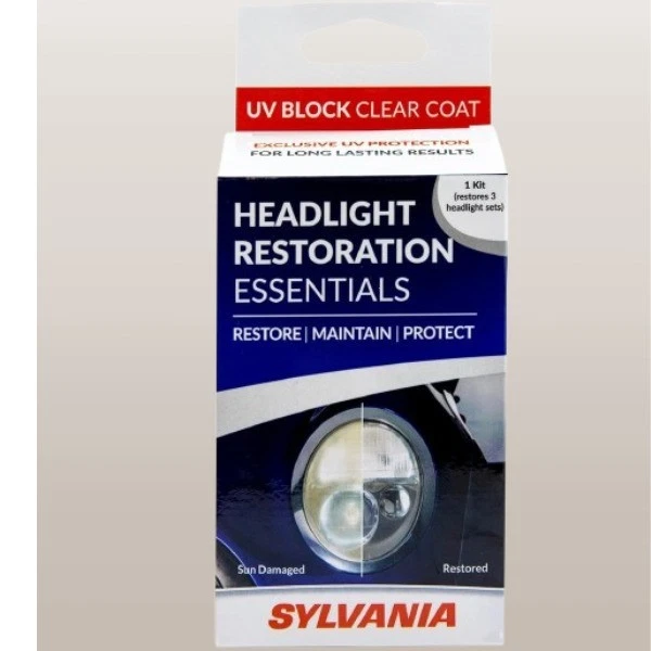 SYLVANIA - Headlight Restoration Essentials Kit - UV Block Clear Coat, Most new - Image 2 of 4