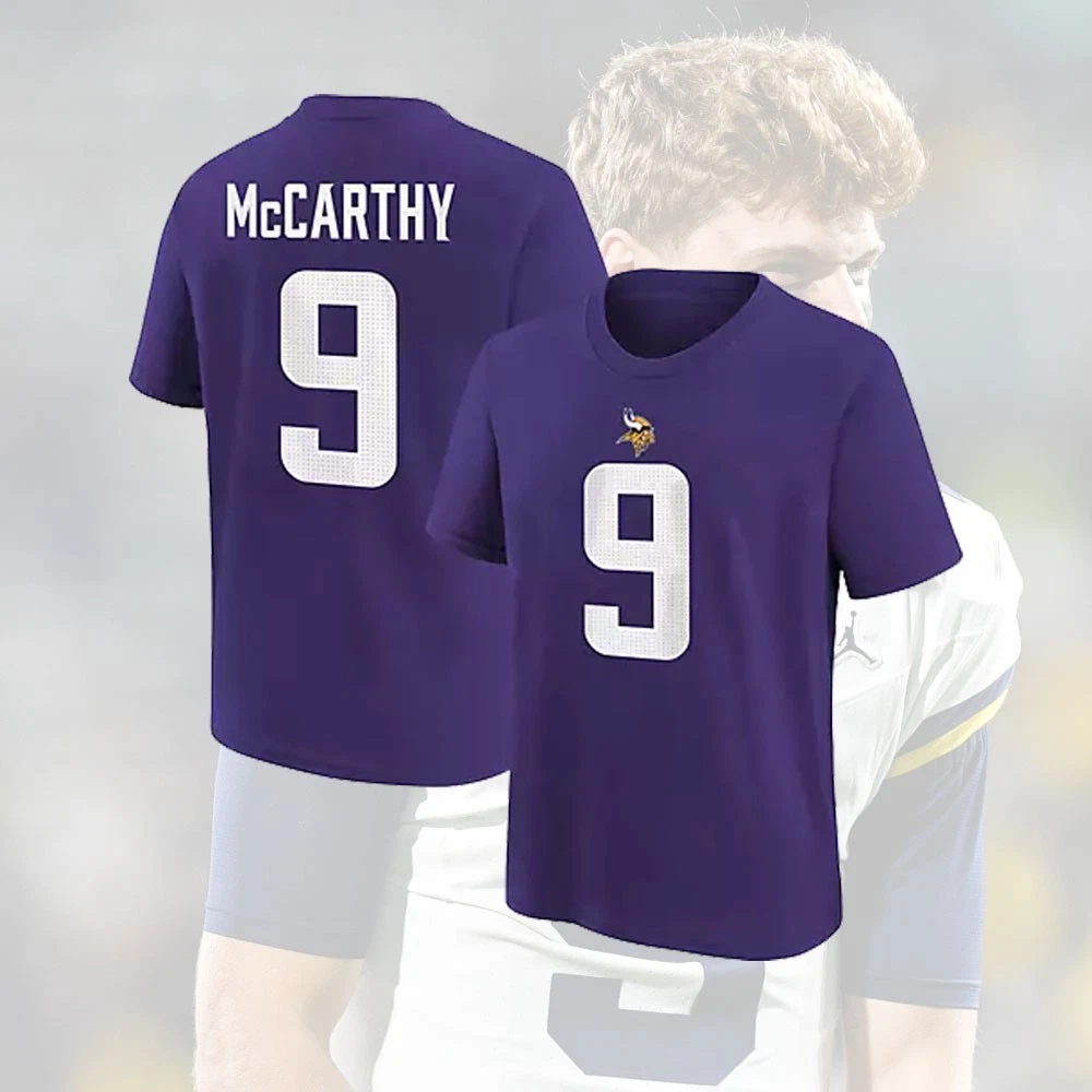 J.J. McCarthy #9 Minnesota Vi.kings Must-Have Game Day Fan Apparel
