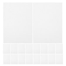 20Pcs White Breathable Mesh Sheets for Mask Base Fursuit Eyes Cosplay Material