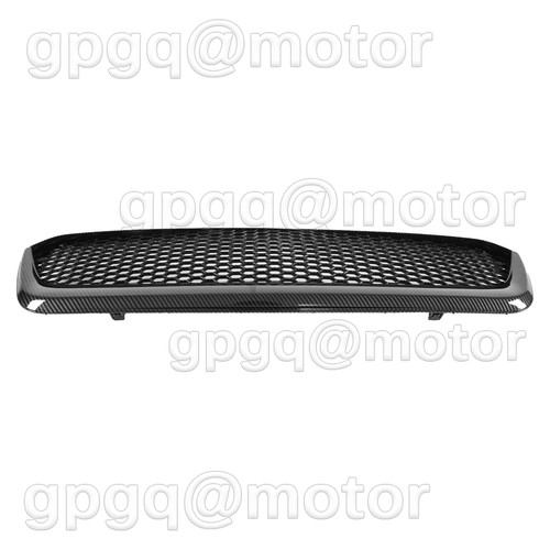 Front Bumper Upper Grille Mesh Carbon Fiber Look For Subaru WRX STI 2015-2017 - Picture 5 of 8