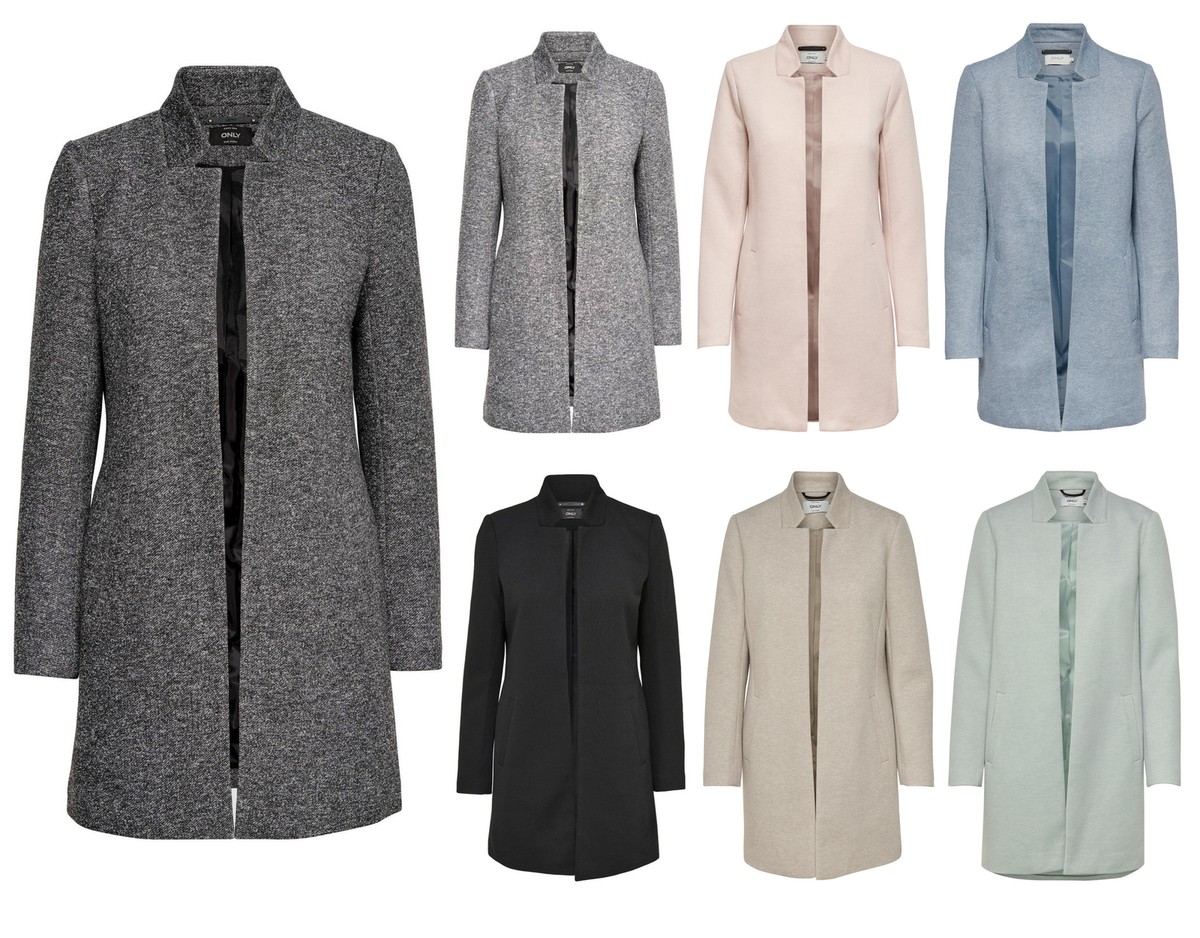 ONLY Damen Mantel Jacke onlSOHO COATIGAN Trenchcoat Long Blazer
