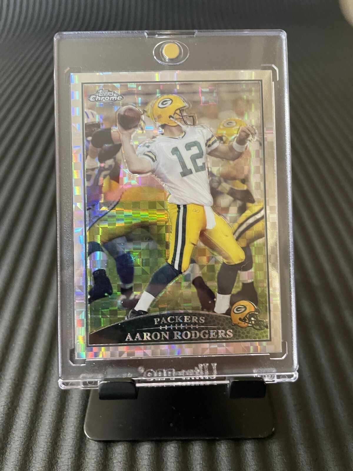 RARE!! 2009 Aaron Rodgers Topps Chrome XFractor #TC75 Green Bay Packers