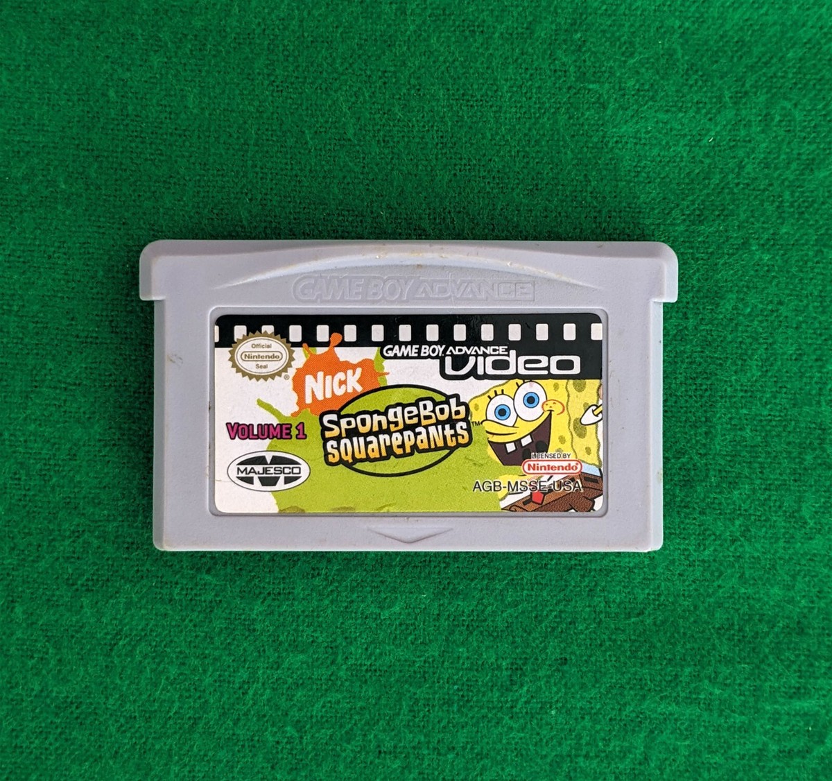 GBA Video: SpongeBob SquarePants Vol (Nintendo GameBoy Advance