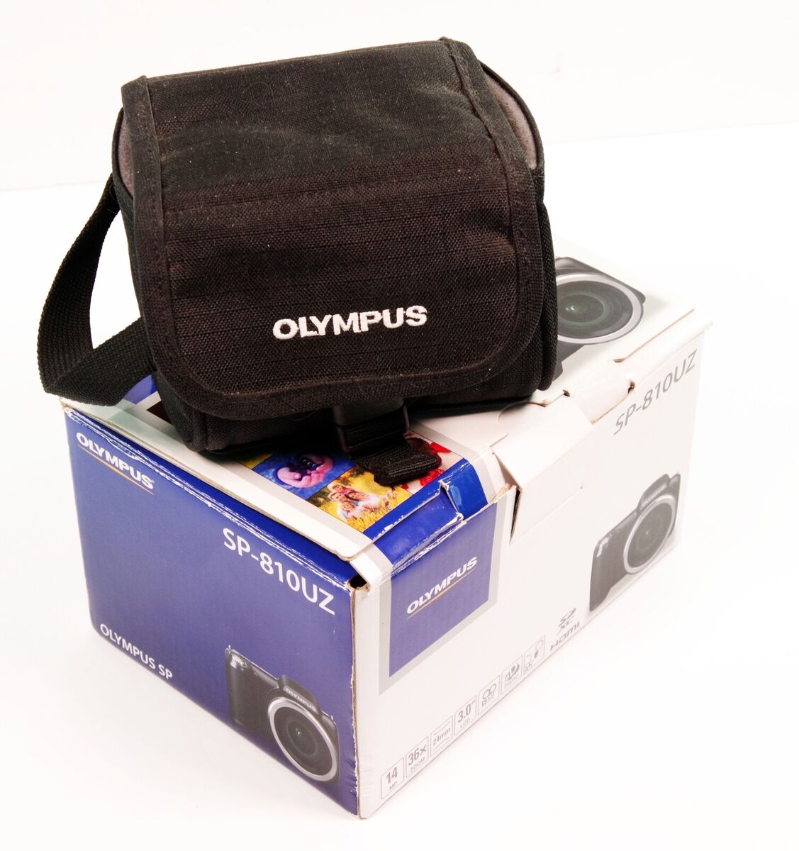 Olympus Stylus SP-810UZ 14.0 MP Digital Camera 36X Zoom * Black