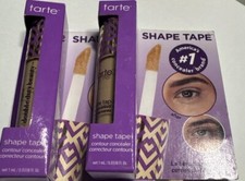 2 New Tarte Shape Tape Contour Concealer 35N Medium .0338oz Mini