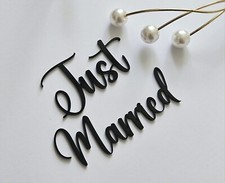 Just Married Acrylic Cake Toppers Just Married Acrylic Toppers Just Married Cake