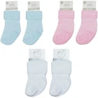 Baby Boy Girl Socks Premature Prem Reborn Preemie Pink White Blue 2 PAIRS