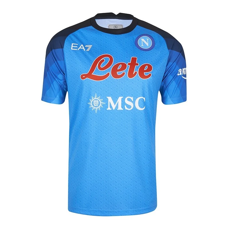 OFFICIAL SSC NAPOLI REPLICA HOME JERSEY 2022-2023 FOR MEN BROUGHT FROM  ITALY!