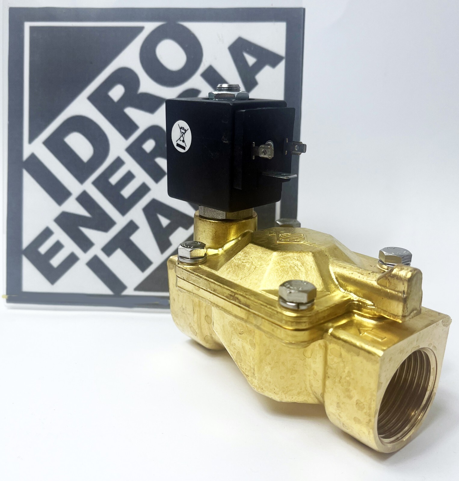 Elettrovalvola 24V 3/4'' Normalmente Chiusa - In Ottone, Per Controllo Flusso Acqua - Per Elettrodomestici, Irrigazione, Industria - Foto 9