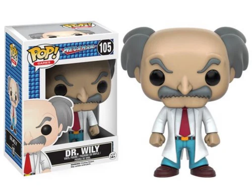 🔥Funko Pop! Games: Mega Man - Doctor Wily #105 Vinyl Figure VAULTED PROTECT🔥