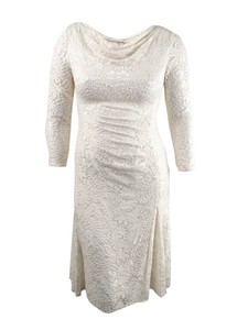 tahari white lace dress