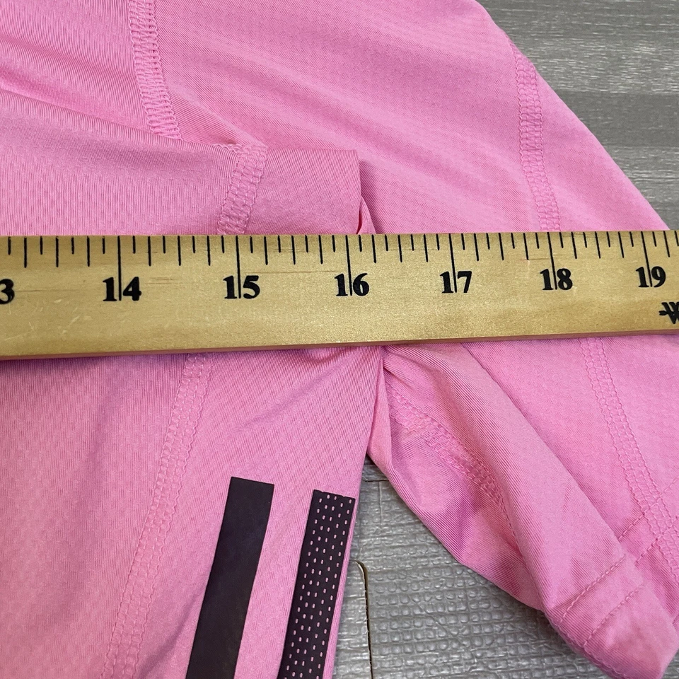 Adidas Cycling Jersey Full-Zip Women Size Medium Short Sleeve HM6423 Pink $110 - Image 4 of 4