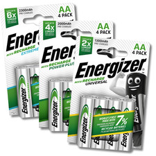 ENERGIZER AA Rechargeable Batteries 1300mAh 2000mAh 2300mAh Nimh Pre-Charged