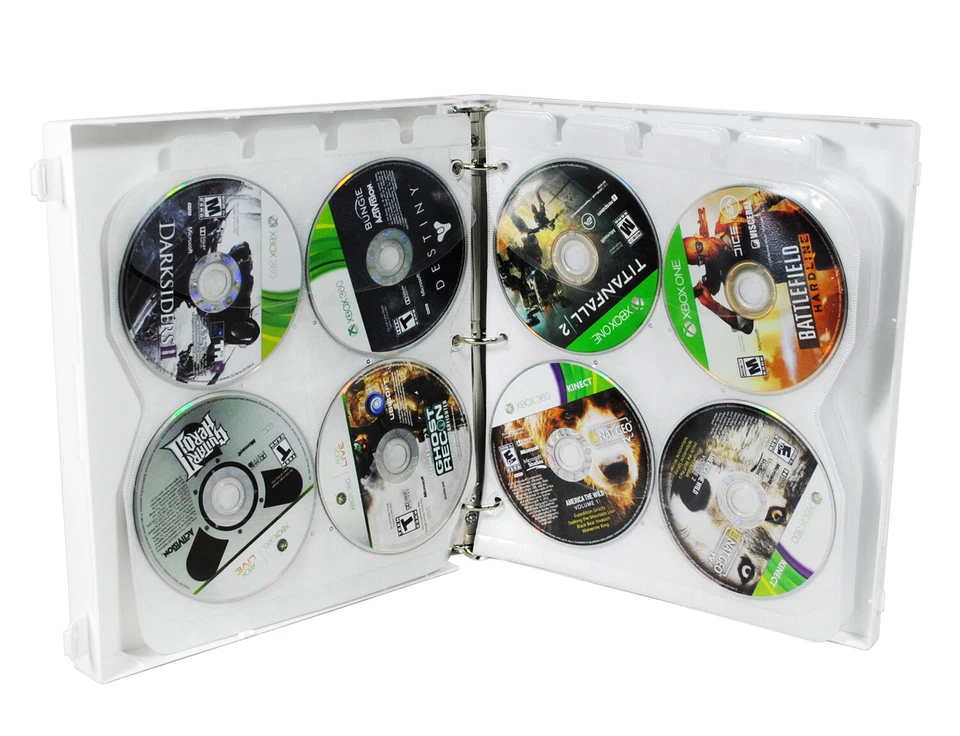Estuche de almacenamiento de videojuegos temático Xbox, alta capacidad para 80 discos de videojuegos Foto 3 de 4