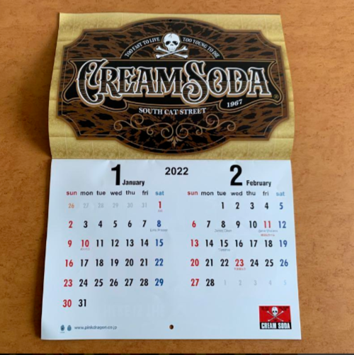 Cream Soda 2022 Calendar Rare! Hard to find! Japan F/S | eBay
