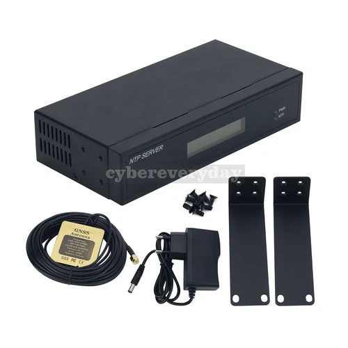 TF-NTP-LITE NTP Server + 10m Antenna Network Time with Screen 2 Network Ports