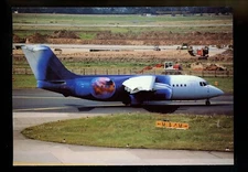 Aviation Airplane Airline postcard J.J. #499 Titan British Aerospace Dusseldorf