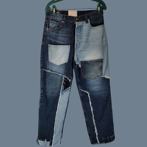 patchwork denim Jeans Matchmaker Size 