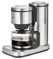 SC SKMT1650A1 Kaffeemaschine Filter 1x4 Glaskanne 1,2L Uhr Timer 1650W BLK Edels