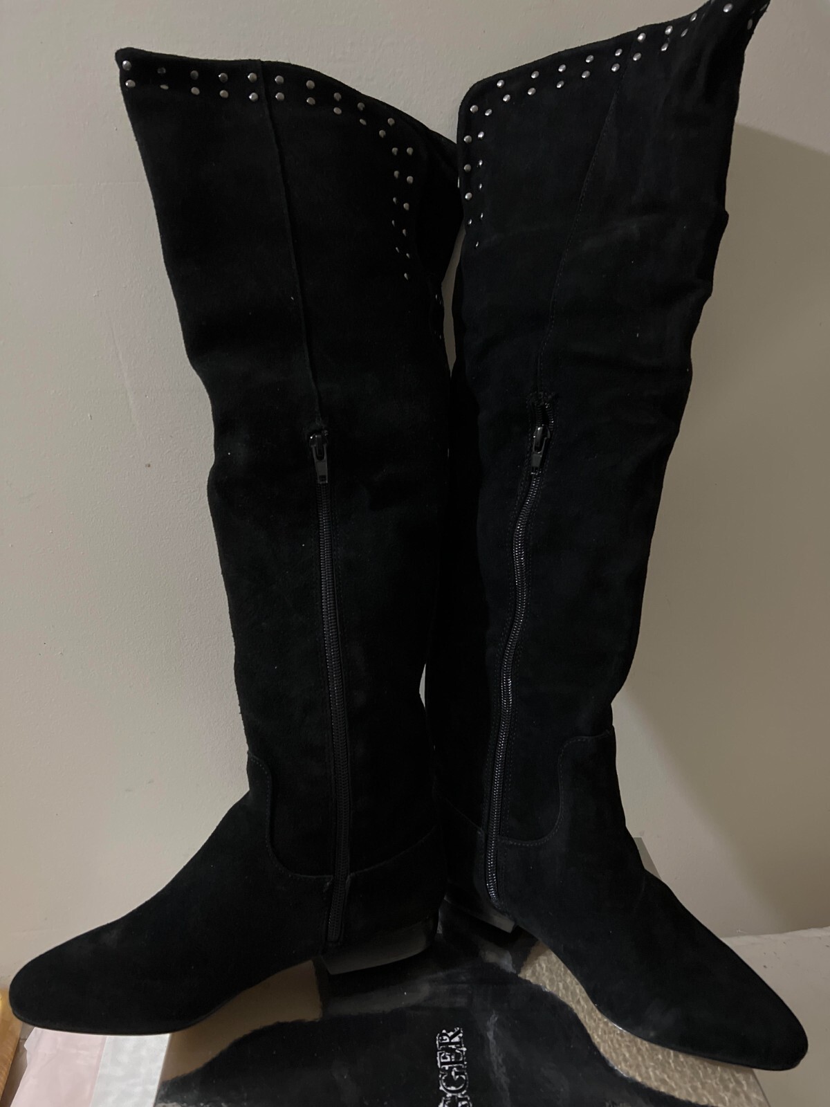 Kelsi Dagger, 6 M, Black, Moxie1, Suede, Made in China image 3