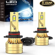 Aqj 2x 9005 Led Fog Daytime Running Light Super Bright 6500k White Error Free